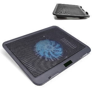 Base Suporte com Cooler para Notebook Ventilador Gigante 200mm e Ergonômico - R8 C100