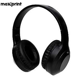 Headphone Fone de Ouvido Bluetooth 5.4 Ate 15h de Bateria Dobravel Preto - Maxprint HBT1001