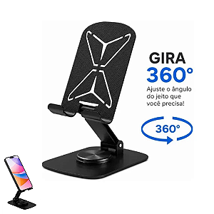 Suporte de Mesa para Celular Ergonômico de Aço Carbono Articulado - It-Blue LE-159