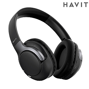 Headphone Headset Fone de Ouvido Bluetooth 6.0 Bateria Até 50h Entrada P2 Driver 40mm - Havit H638BT