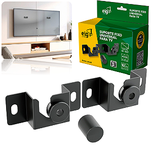 Suporte Fixo Universal para TV de 10 a 100 Ultra Slim ate 100kg - ELG UNI80B