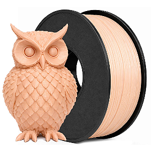 Filamento 3D PLA Brilhante 1kg 1.75mm Cor Skin (Nude Rosado Pêssego) Hyper Speed Textura Macia - Masterprint