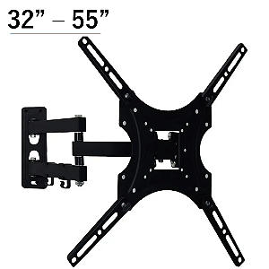 Suporte Articulado de Parede para TV e Monitor 32" a 55" até 22kg - Hoopson SUP3-TV-3255H