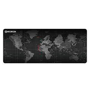 Mouse Pad Gamer Extra Grande 90x40cm Estampa Mapa Múndi - Hoopson MP-9040M