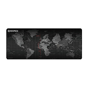 Mouse Pad Gamer Grande 80x30cm Estampa Mapa Múndi - Hoopson MP-8030M