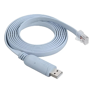 Cabo Console USB para RJ45 1.8m para Roteadores e Switches Cisco