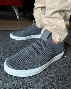Tênis Tricot Cinza Ogochi