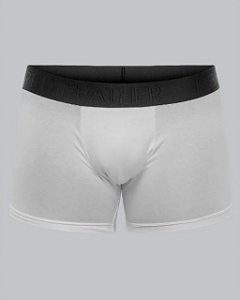 Kit 3 Cuecas Boxer Branca Red Feather