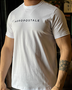 Camiseta Silkada Branca  Aeropostale
