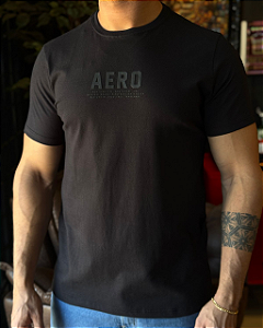 Camiseta Silkada Preta Aeropostale