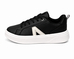 Tênis Casual Coverline Preto Aeropostale