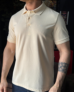 Gola Polo Essencial Amarelo Claro Ogochi