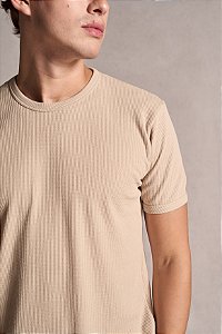 Camiseta Texture Bege Ankor
