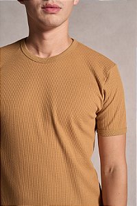 Camiseta Texture Ocre Ankor