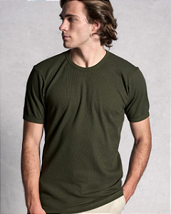 Camiseta Texture Verde Militar Ankor