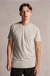 Camiseta Básica Mescla Cinza Ankor