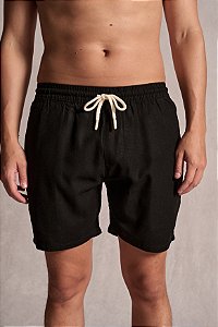 Shorts Linho Preto Ankor