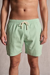 Shorts Linho Verde Claro Ankor