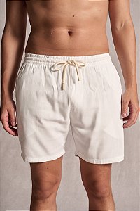Shorts Linho Branco Ankor
