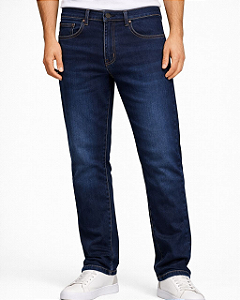 Calça Jeans Escura Pollice Office Trad Ref:3851