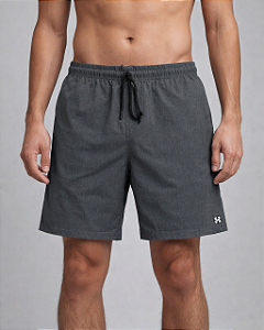 Shorts Tropical Tactel Chumbo Kawipii