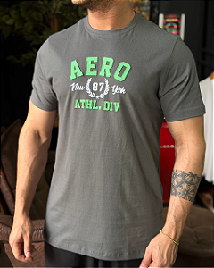 Camiseta Bordada Cinza Aeropostale