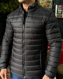 Jaqueta Nylon Puffer Preta King&Joe