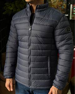 Jaqueta Nylon Puffer Azul Marinho King e Joe