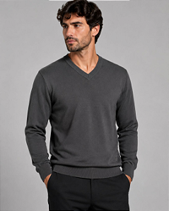 Sueter Tricot Slim Chumbo Highstil