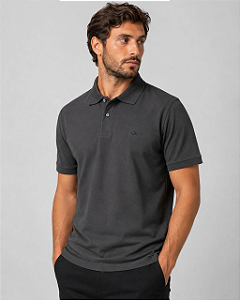 Gola Polo Slim Casual Cinza Ecuro Ogochi