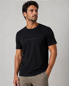 Camiseta Premium Cotton Flex Preto King&Joe