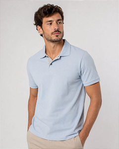 Gola Polo Slim Essencial Azul Claro Ogochi