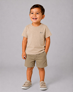 Camiseta Infantil Bege Ogochi