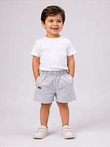Shorts Infantil Resort Cinza Ogochi