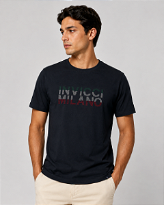 Camiseta Italy Marinho Invicci