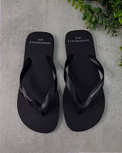 Chinelo Preto/Prata Aeropostale