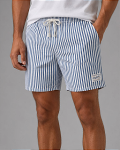 Shorts Listras Azul King&Joe