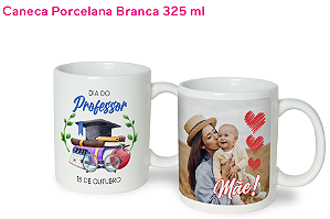 Caneca Personalizada 315ml Porcelana