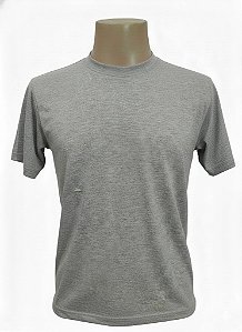 CAMISETA CINZA MESCLA 100% POLIESTER