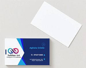 Cartão de Visita em Couché Brilho 88x48mm