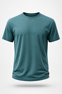 CAMISETA Verde Musgo PV (Poliéster + Viscose)