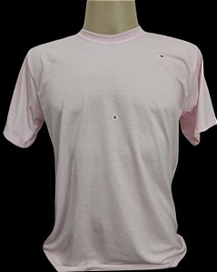 Camiseta rosa Bebê 100% Poliester