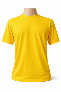Camiseta Amarela 100% Poliester