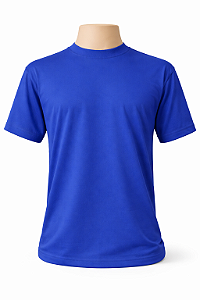 Camiseta Azul Bic PV (Poliéster + Viscose)