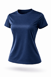 BABY LOOK DRYFIT AZUL