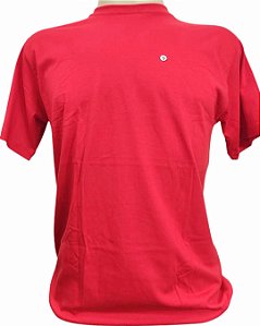 Camiseta Vermelha 100% Algodão 30/1