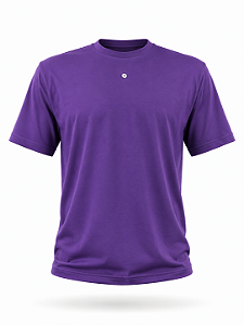 Camiseta ROXA 100% Algodão 30/1