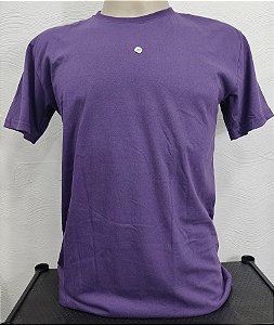 Camiseta ROXA 100% Algodão 30/1