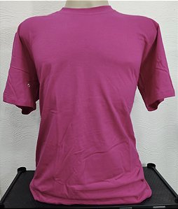 Camiseta Rosa Pink 100% Algodão 30/1
