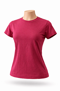 BABY LOOK BORDÔ 100% ALGODÃO